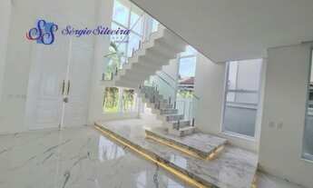 Imagem 3: Luxuosa casa no Alphaville Fortaleza com 5 suítes, piscina privativa