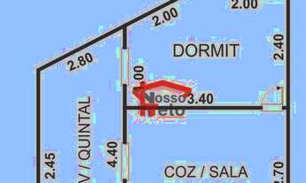 Imagem 2: Apartamento com 1 dormitório para alugar, 26 m² por R$ 870,00/mês - Jardim Santo Elias - S