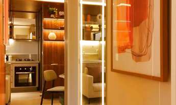 Imagem: Apto com dois quartos sendo um suíte no