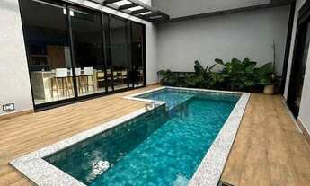 Imagem 3: Casa com 3 Quartos no Condomínio Florata Bauru Piscina e Pé-Direito Duplo