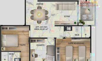 Imagem 6: Apartamento com 2 dormitórios à venda, 82 m² por R$ 267.000,00 - Estados - João Pessoa/PB