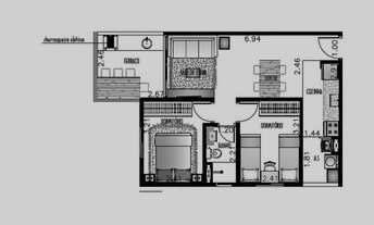 Imagem 4: LANÇAMENTO-Apartamento de 53 metros-2 quartos no Belenzinho - VALOR APENAS PARA PAGAMENTO