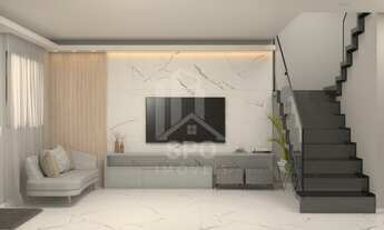 Imagem 5: NO PROJETO !!!Sobrado com 130 metros de área construída com 3 quartos, 3 suites, 4 banhei