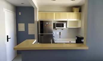 Imagem 1: Mobilhado, 01 Dormitório, 01 banheiro, cozinha, área de serviço, ar condicionado, 01 vaga