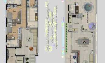 Imagem 2: Cobertura à venda 4 quartos 4 suítes 3 vagas - Dona Clara