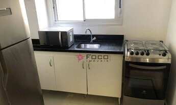 Imagem 4: Apartamento com 1 dormitório para alugar, 37 m² por R$ 3.174,00/mês - Jardim Aquarius - Sã