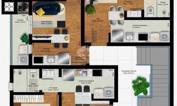 Imagem 2: Apartamento 1 dormitório próximo a UFSM