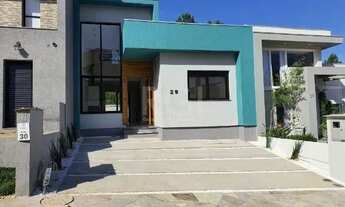 Imagem: Casa térrea com pátio, 3d, 1 suíte