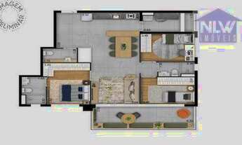 Imagem: Apartamento à venda, 107 m² por R$ 1.331.148,97