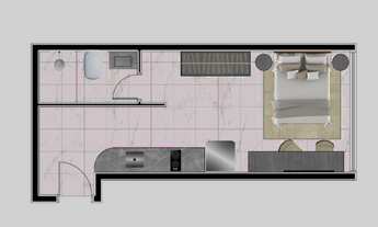 Imagem 6: O Box Studio apresenta um mix de studios e apartamentos duplex-22 a80 metros -jatiuca