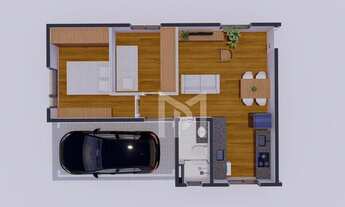 Imagem 6: Apartamento com 2 dormitórios à venda, 41 m² por R$ 225.830,00 - Novo Mundo - Curitiba/PR