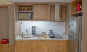 Imagem 6: Flat mobiliado para locação por diária ou fixo no Blend Smart Setor Marista