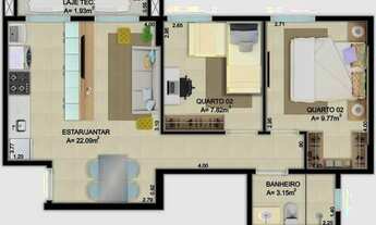 Imagem 6: Guará Village, AP. 02 Quartos, 52m² com 01 Vg, Guará II - (Oportunidade)