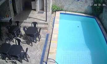 Imagem 6: Espaço para pequenos eventos ou lazer com piscina e churrasqueira