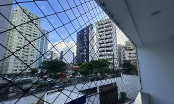 Imagem 3: Quarto e sala na Pituba com piscina