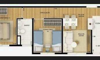 Imagem 4: Apartamento à venda, 2 quartos, 1 vaga, Parque São Vicente - Mauá/SP