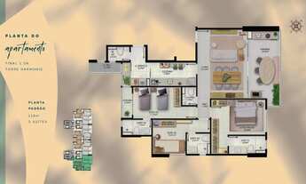 Imagem 4: Apartamento para venda tem 116 metros quadrados com 3 quartos em Caminho das Árvores - Sal