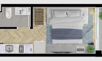 Imagem 5: Studio para venda com 26 metros quadrados com 1 quarto em Jardim das Bandeiras - São Paulo