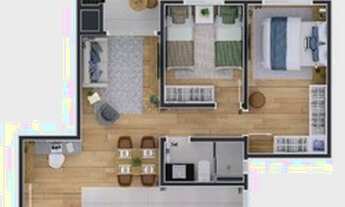 Imagem 3: Apartamento à venda, 1 quarto, 1 vaga, Aristocrata - São José dos Pinhais/PR