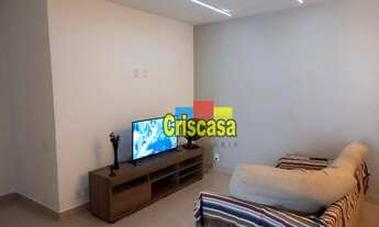 Imagem 2: Apartamento com 2 dormitórios para alugar, 70 m² por R$ 3.050,00/mês - Braga - Cabo Frio/R