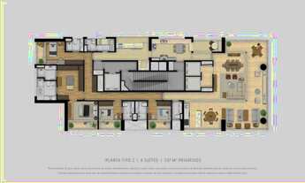 Imagem 7: Apartamento com 315m², 4 Suítes, 4 Vagas em Pinheiros - SP, próximo a rua Oscar Freire
