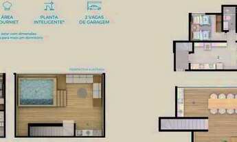 Imagem 6: Apartamento para venda tem 90 metros quadrados com 2 quartos em Muro Alto - Ipojuca - PE