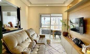 Imagem 2: Apartamento com 2 dormitórios à venda, 76 m² por R$ 495.000,00 - Vila Guilhermina - Praia