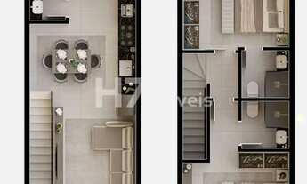 Imagem 5: Geminados com duas suítes à venda