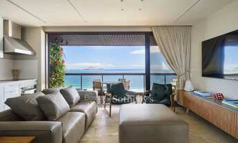 Imagem 7: Flat frontal ao mar com vista panorâmica para o Morro Dois Irmãos