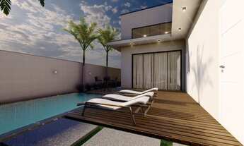 Imagem 2: Casa térrea com 3 suítes á venda, condomínio florais da mata várzea grande-mt