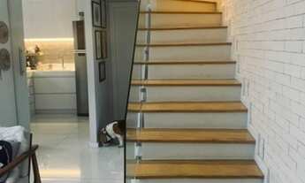 Imagem 7: Apartamento duplex São 2 dormitórios, 1 suite, pé direito duplo, Terraço gourmet com linda