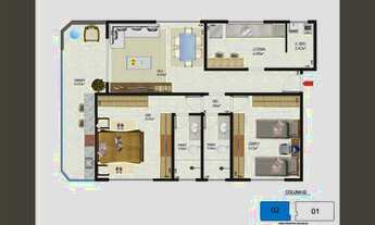 Imagem 3: Rio das Ostras - Apartamento Padrão - Costa Azul/Colinas