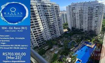 Imagem 2: Apt. 2qts. 70m2 - Mayaan - Barra da Tijuca