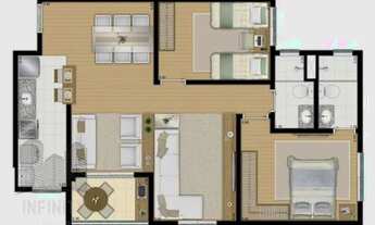 Imagem 5: Apartamento com 3 dormitórios à venda, 67 m² por R$ 400.000,00 - Vila Conceição - Diadema