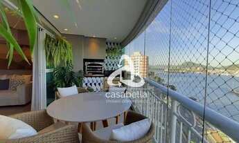 Imagem 2: Apartamento com 3 dormitórios à venda, 199 m² por R$ 3.200.000,00 - Ponta da Praia - Santo