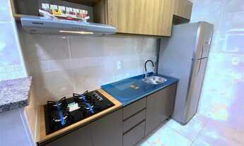 Imagem 3: Excelente apartamento com 2 banheiros, sala cozinha e 2 dormitórios, varanda com churrasqu