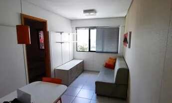 Imagem: Alugo excelente flat mobiliado com máquina