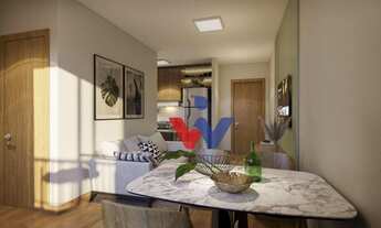 Imagem 2: Apartamento com 2 dormitórios à venda, 41 m² por R$ 297.990,00 - Novo Mundo - Curitiba/PR