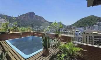 Imagem 3: Triplex para venda possui 180 metros quadrados com 3 quartos em Lagoa - Rio de Janeiro - R