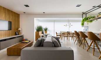 Imagem 3: Lindo apto mobiliado com 130m² para alugar no Brooklin/SP