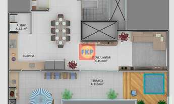 Imagem 5: Cobertura Duplex 3 dormitórios à venda Ingleses Norte Florianópolis-SC