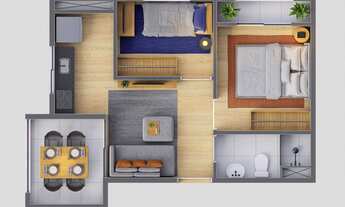 Imagem 2: Apartamento para venda tem 25 metros quadrados com 1 quarto em Vila Guarani (Z Sul) - São