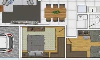 Imagem 5: Sobrado para venda tem 58 m2 com 2 quartos em Lagoa - Macaé - RJ