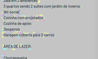Imagem: Casa de condomínio para venda bairro olho