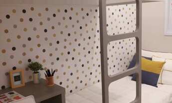 Imagem 6: Apartamento de 44m² com vaga, varanda, piso completo, ar condicionado, projeto Casa Verde