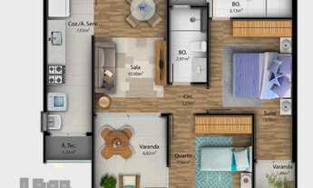 Imagem 5: Apartamento com 2 dorms, Jardim Camburi, Vitória - R$ 472 mil, Cod