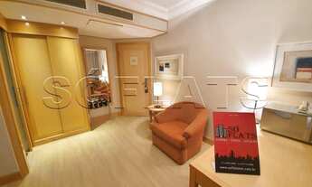 Imagem 3: Flat no Tryp Higienópolis disponível para locação com 30m², 1 dormitório e 1 vaga