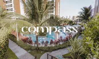 Imagem 2: Apartamento mobiliado com 3 suítes para locação no Cond. Jardim do Mar na Reserva do Paiva