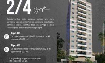 Imagem 3: Residencial Goya, 2 Quartos, 01 suíte, 57 m², excelente infraestrutura, no Rio Vermelho