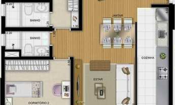 Imagem 6: Apartamento para aluguel tem 84 metros quadrados com 2 quartos em Pinheiros - São Paulo